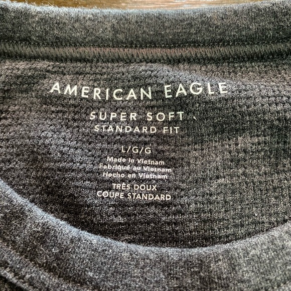 American Eagle Waffle Knit Long sleeve - Picture 2 of 2